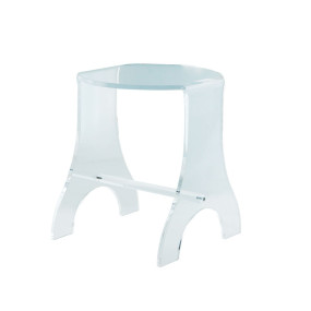 Badezimmerhocker aus Plexiglas - Badezimmerzubehör