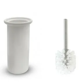 scopino bagno - tazza ceramica + ricambio scopino wc