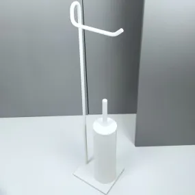 Badezimmer-Stehlampe aus lackiertem Edelstahl AISI304 – Sockel 13 x 15 cm