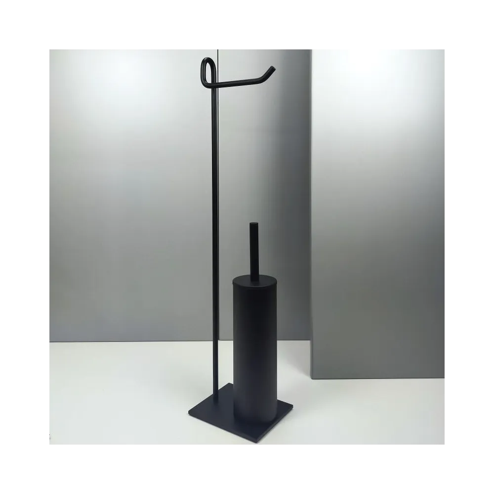 Badezimmer-Stehlampe aus lackiertem Edelstahl AISI304 – Sockel 13 x 15 cm