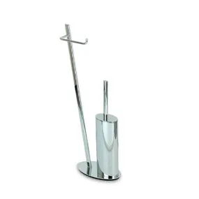 Abattant WC salle de bain en laiton chromé, design ovale incliné