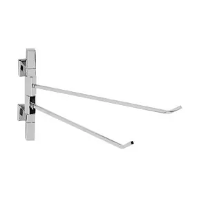 Porta salviette verticale a snodo da bagno linea Dance in ottone cromato