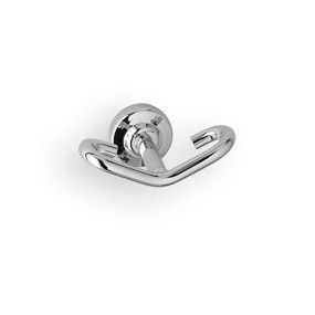 Porte peignoir Dance line en laiton chromé - accessoires de salle de bain