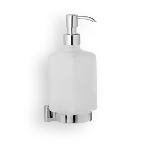 Dosatore di sapone liquido da bagno linea Cuba in ottone cromato - accessori bagno