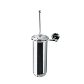 Elite Line Wand-Toilettenbürstenhalter aus verchromtem Messing – Badezimmerzubehör