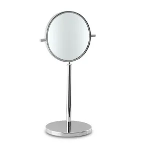 Miroir grossissant amovible sur pied.