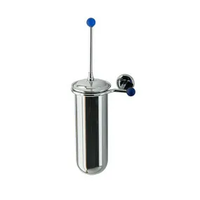Porte-brosse WC mural de salle de bain Elite Line en laiton chromé