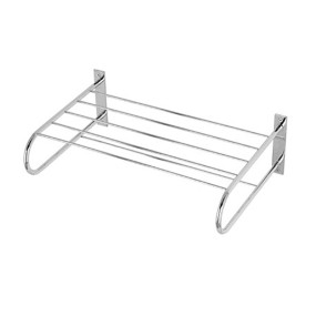 Porte-serviettes de salle de bain Griglia Hotel en laiton chromé - accessoires de salle de bain