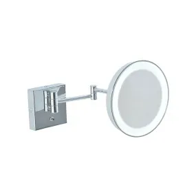 Miroir grossissant de salle de bain avec lumière LED à batterie