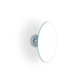 Miroir grossissant de salle de bain mural en laiton chromé, grossissement 2X