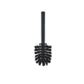 Schwarze Ersatzborsten für Badezimmer-Toilettenbürsten – d. 6,5cm x 19,5cm