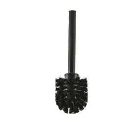 Poils de brosse de toilette noirs de remplacement
