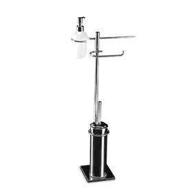 Verstellbarer antibakterieller Bidet-Toilettenständer aus verchromtem Messing mit rechteckiger Basis