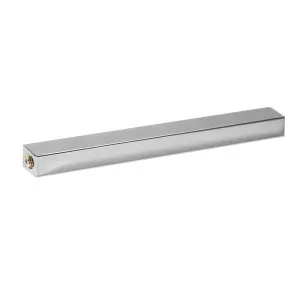 Scopino bagno - manico ricambio quadrato ottone cromato cm 11