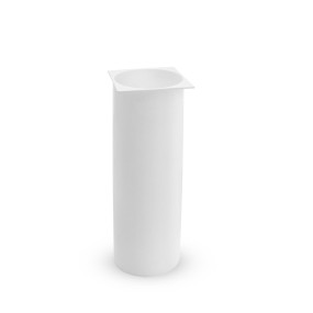 Accessoires de rechange pour salle de bain - Gobelet en plastique pour brosse WC carrée