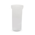 Badezimmer-Toilettenbürste mit Milchglasbecher – Ersatzteile für Badezimmer-Toilettenbürsten