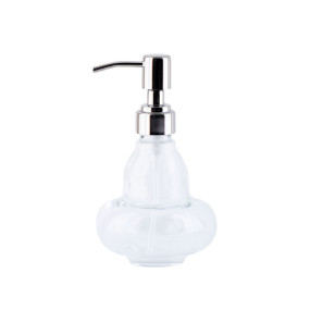 Dosatore sapone vetro trasparente - accessori bagno - oggettistica bagno