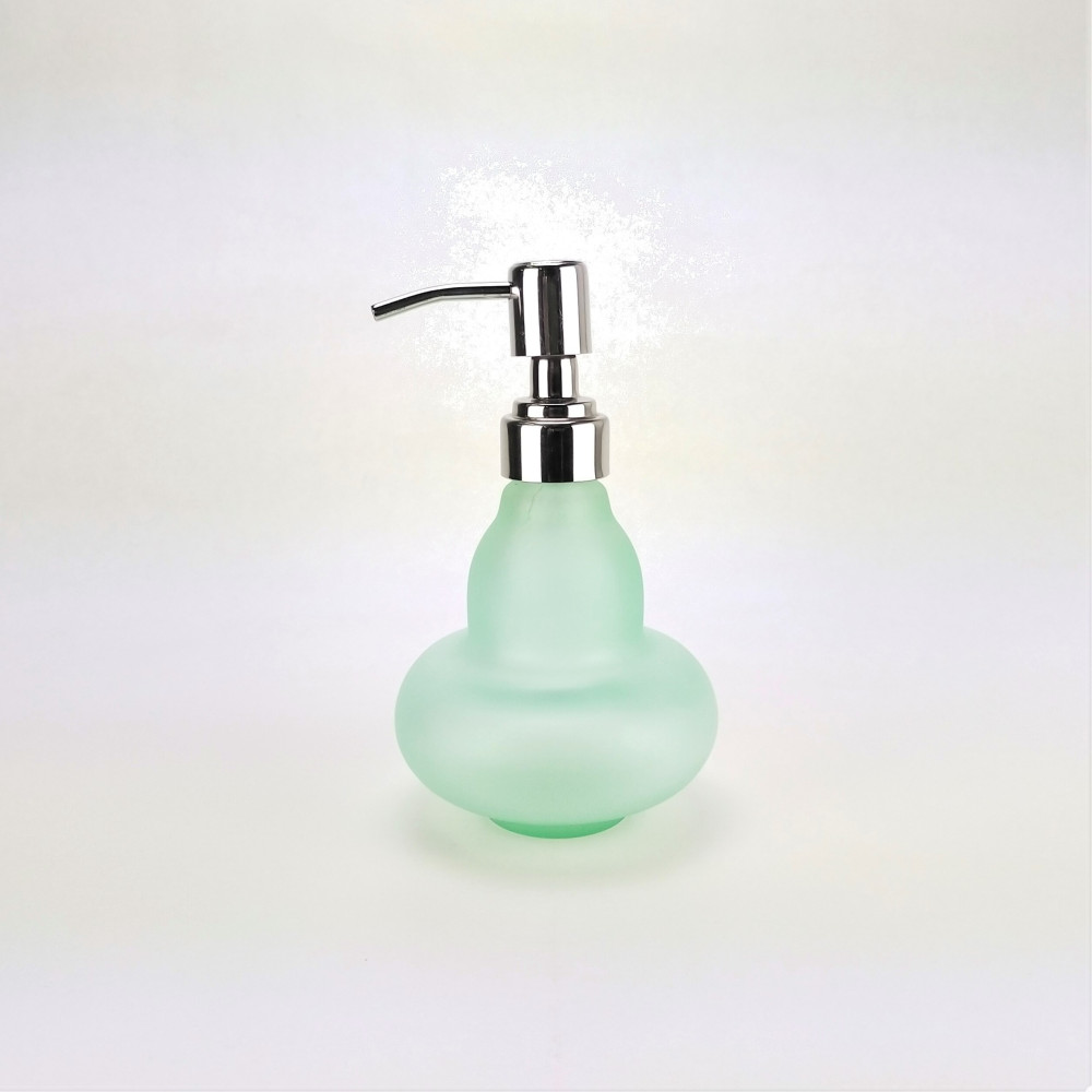 Outlet complementi bagno - dosatore sapone verde satinato