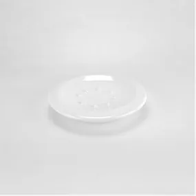 Outlet complementi bagno - porta sapone ceramica bianca