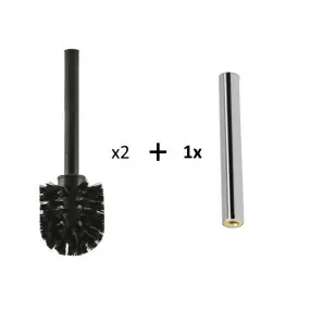 Kit de remplacement de brosse de toilette pour salle de bain - Pièces détachées pour brosse de toilette pour salle de bain